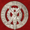 50th Regiment (Gordon Highlanders of Canada), Silver Plated Officer's Glengarry Badge